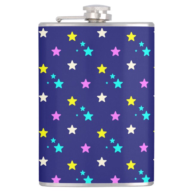 Stellar Shimmers Hip Flask (Front)