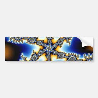 Stellar Snowflake Bumper Stickers