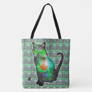 Stellar Space In Cat Tote Bag