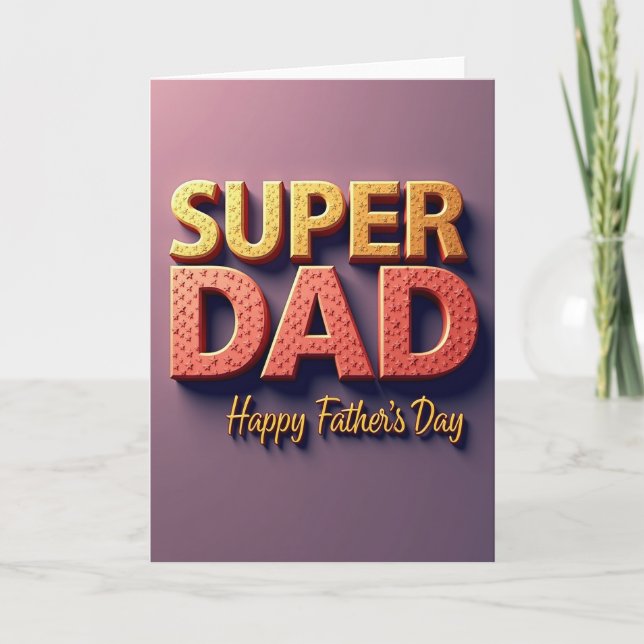 Stellar Super Dad Card (Front)