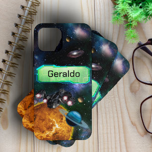 Stellar Technological Sci-Fi Adventure iPhone 11 Case