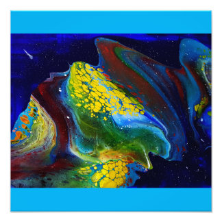 Stellar Wave (acrylic painting) Photo Print
