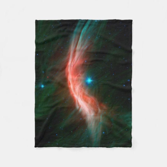Stellar Winds Flow Out From Zeta Ophiuchi. Fleece Blanket (Front)