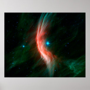 Stellar Winds Flow Out From Zeta Ophiuchi. Poster