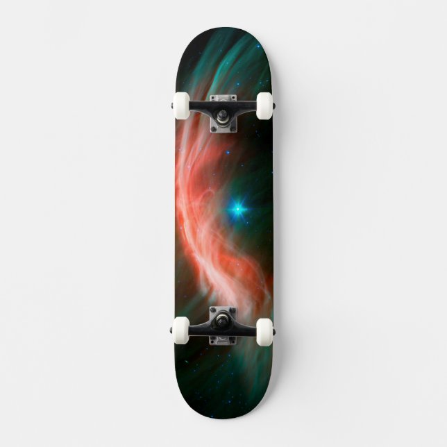 Stellar Winds Flow Out From Zeta Ophiuchi. Skateboard (Front)