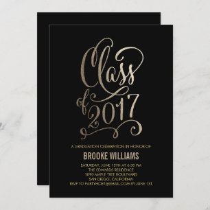 Stellar Year EDITABLE COLOR Graduation Invitation