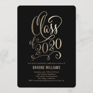 Stellar Year EDITABLE COLOR Graduation Invitation