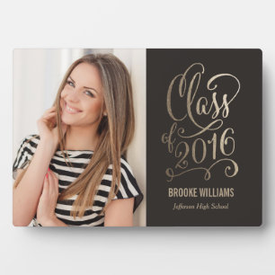 Stellar Year EDITABLE COLOR Graduation Plaque