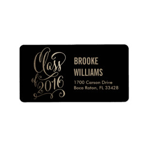 Stellar Year Editable Colour Graduation Labels