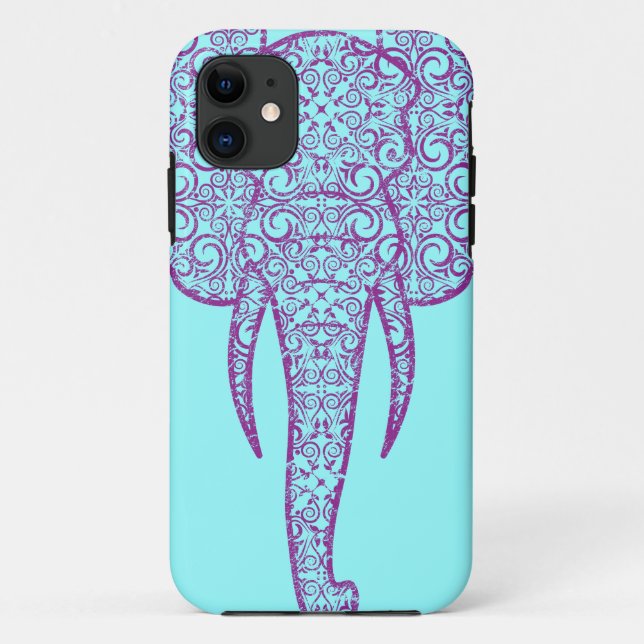 StellaRoot Peace Elephant Grunge Case-Mate iPhone Case (Back)