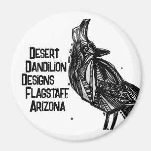 Stellar's Jay Magnet by Desert Dandilion Designs