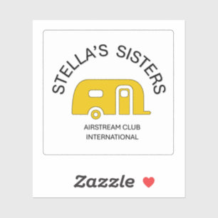 Stella's Sisters Extra Small Square Vinyl Sticker