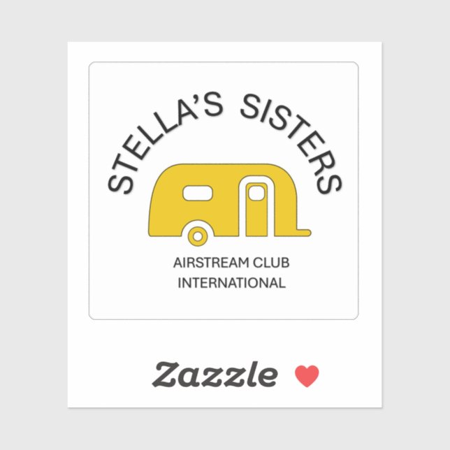 Stella's Sisters Extra Small Square Vinyl Sticker (Sheet)