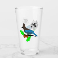 Steller Blue Jay Monogram