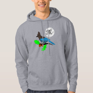 Steller Blue Jay Monogram Hoodie