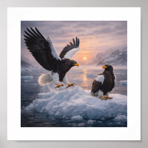Steller’s Sea Eagle (Haliaeetus pelagicus) – Poster