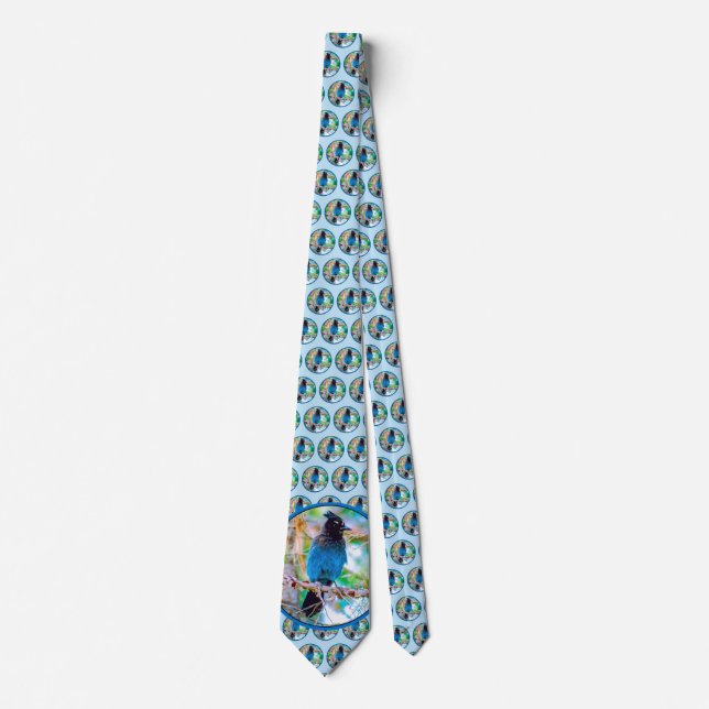 Steller's Jay - Original Photograph Tie (Front)