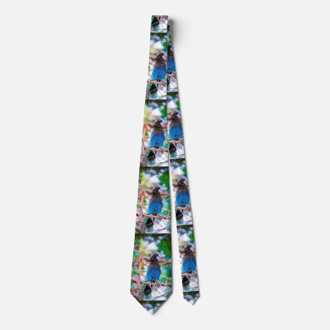 Steller's Jay - Original Photograph Tie (Front)