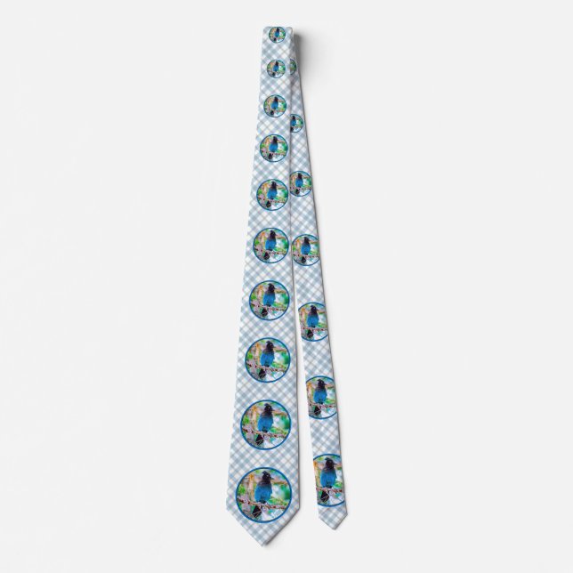 Steller's Jay - Original Photograph Tie (Front)