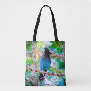 Steller's Jay - Original Photograph Tote Bag