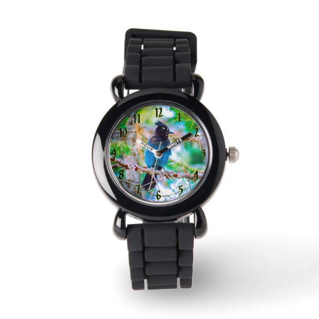 Steller's Jay - Original Photograph Watch (Front)