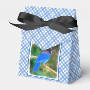 Steller's Jay Painting - Original Bird Art Favour Box