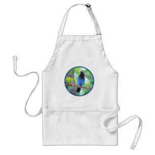 Steller's Jay Painting - Original Bird Art Standard Apron