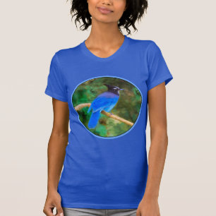 Steller's Jay Painting - Original Bird Art T-Shirt