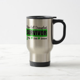 Stem Cell Transplant Survivor Badge Travel Mug