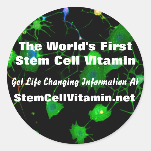 Stem Cell Vitamin Stickers (Front)