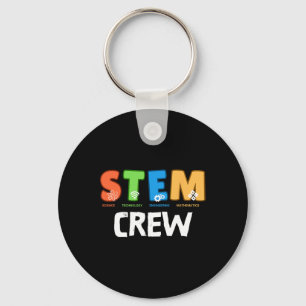 Stem Crew Matching Team Squad Byck To School Teach Key Ring