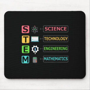 Stem Science Technology Engineering Math Teacher G Mouse Mat