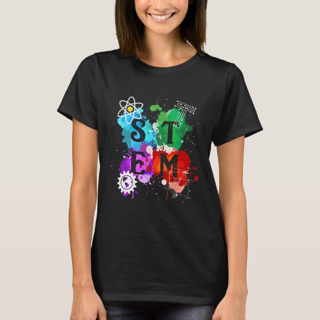 STEM Science Technology Engineering Math Teacher G T-Shirt (Front)