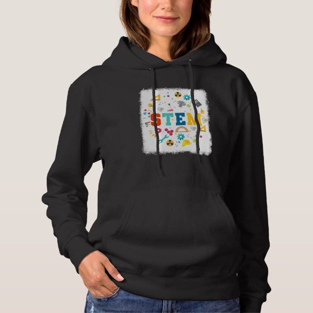 STEM Science Technology Engineering Math Teacher Hoodie (Front)