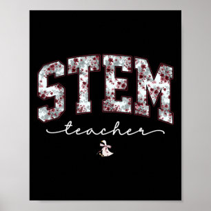 Stem Science Technology Engineering Math Teacher V Poster