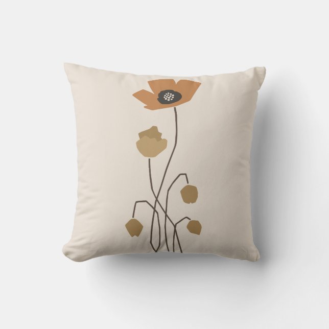 Stem & Silence Muted Autumn Fields Cushion (Front)