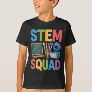 Stem Squad, Science Teacher Math Teaching Team T-Shirt