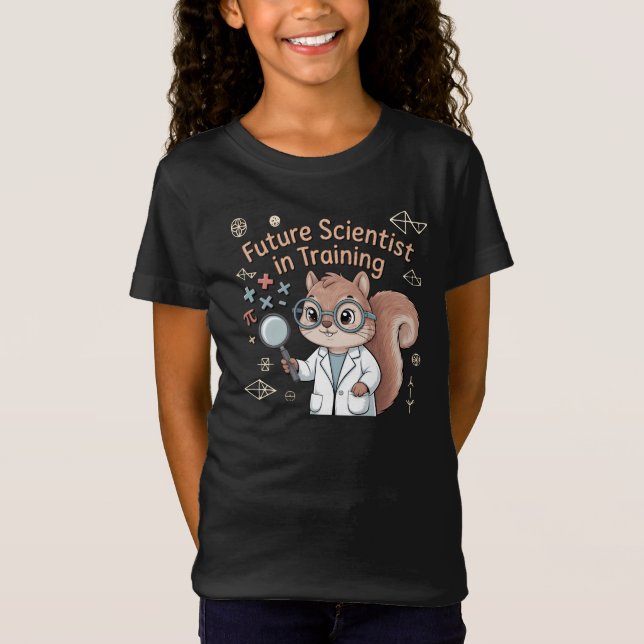 "STEM Squirrel Scientist Shirt – Future Scientist  (Front)