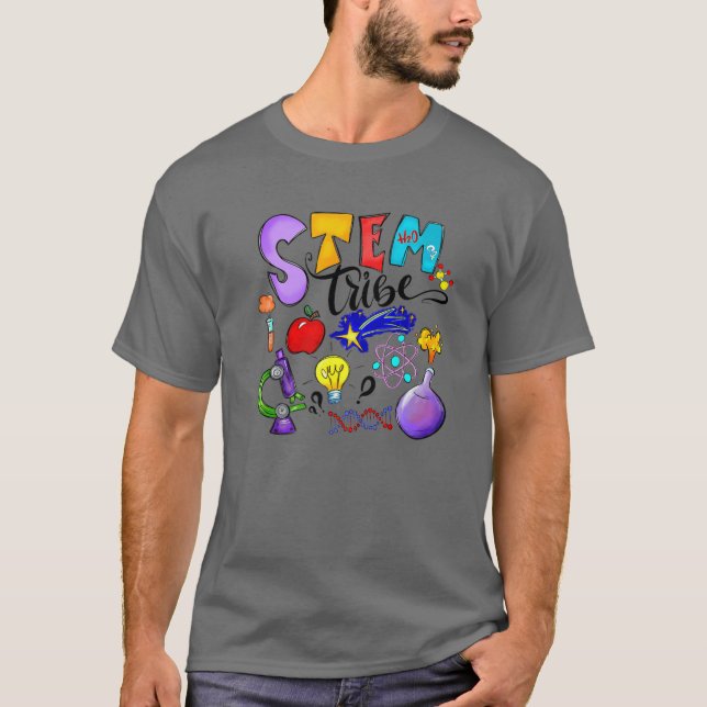 Stem Teacher Technology Science Teacher Back To Sc T-Shirt (Front)