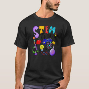 Stem Tribe Teacher Life Steminist Science Back To T-Shirt
