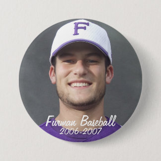 StembridgeW2007Mug, Furman Baseball, 2006-2007 7.5 Cm Round Badge