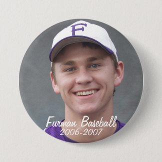 StembridgeW2007Mug, Furman Baseball, 2006-2007 7.5 Cm Round Badge