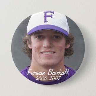 StembridgeW2007Mug, Furman Baseball, 2006-2007 7.5 Cm Round Badge