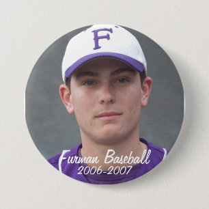 StembridgeW2007Mug, Furman Baseball, 2006-2007 7.5 Cm Round Badge