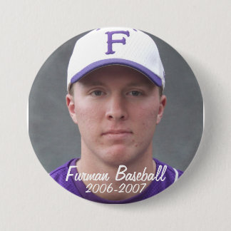 StembridgeW2007Mug, Furman Baseball, 2006-2007 7.5 Cm Round Badge