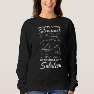 Steminist For Woman Scientist Female Scientist Ste Sweatshirt