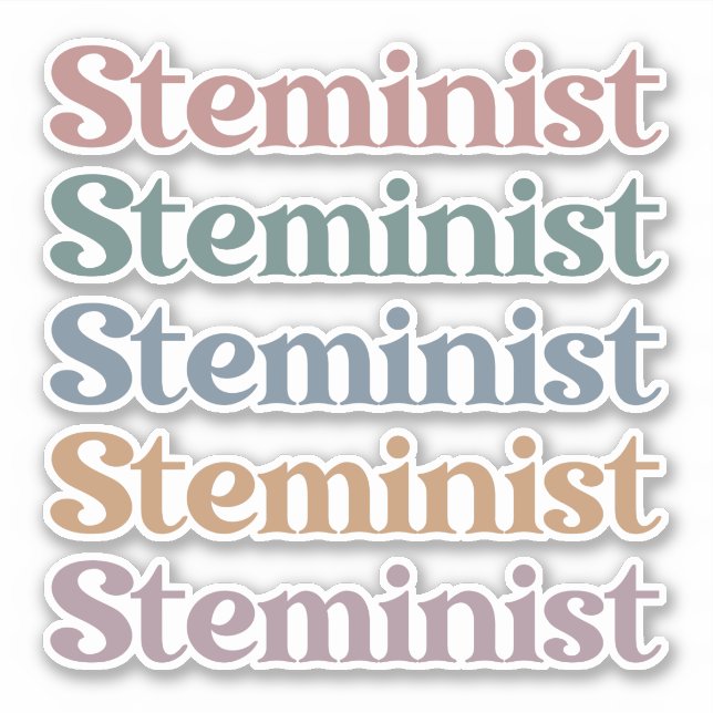 Steminist Retro Women In STEM (Front)