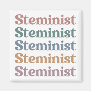 Steminist Retro Women In STEM Magnet