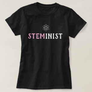STEMinist Science Technology Engineering Math Girl T-Shirt