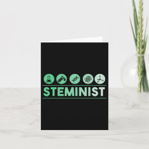 Steminist Shirt March For Science Earth Day Shirt Card